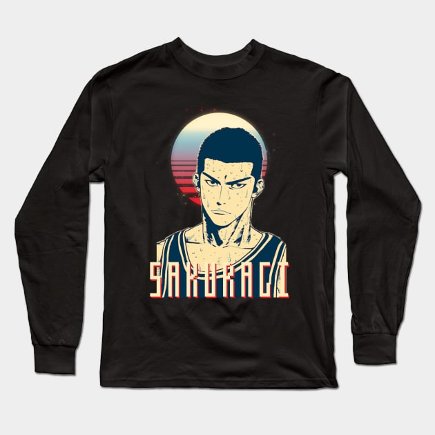 hanamichi sakuragi Long Sleeve T-Shirt by Retrostyle